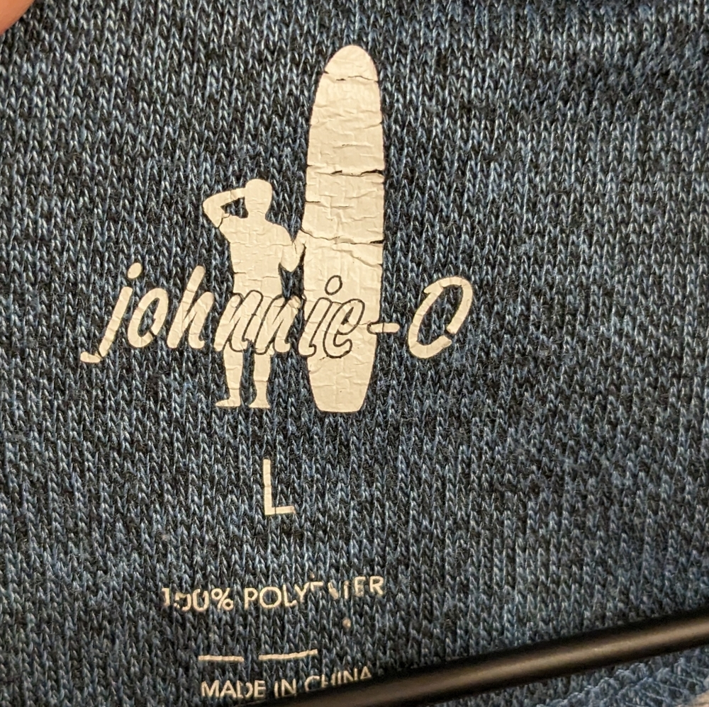 johnnie-O 2022 Reflex Fleece 1/4 Zip Pullover Sweater in Seal Grey Business - Picture 6 of 8